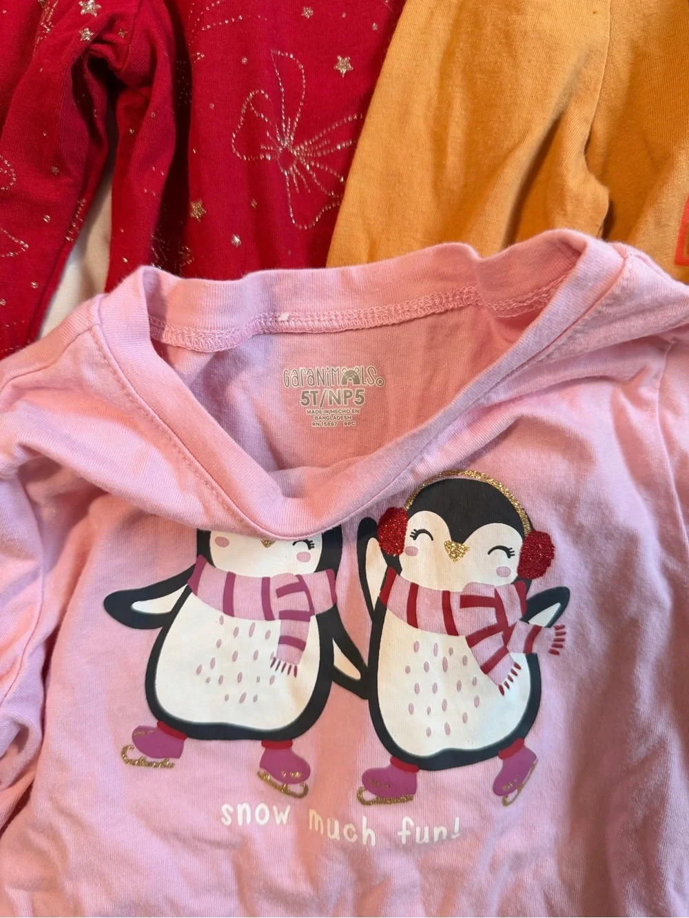 Girls 5T/5-6 Shirt Bundle – Long & Short Sleeve Tops